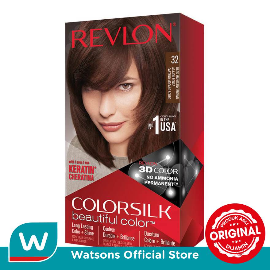 REVLON Colorsilk Beautiful Color (Hair Color) Dark Mahogany Brown 32