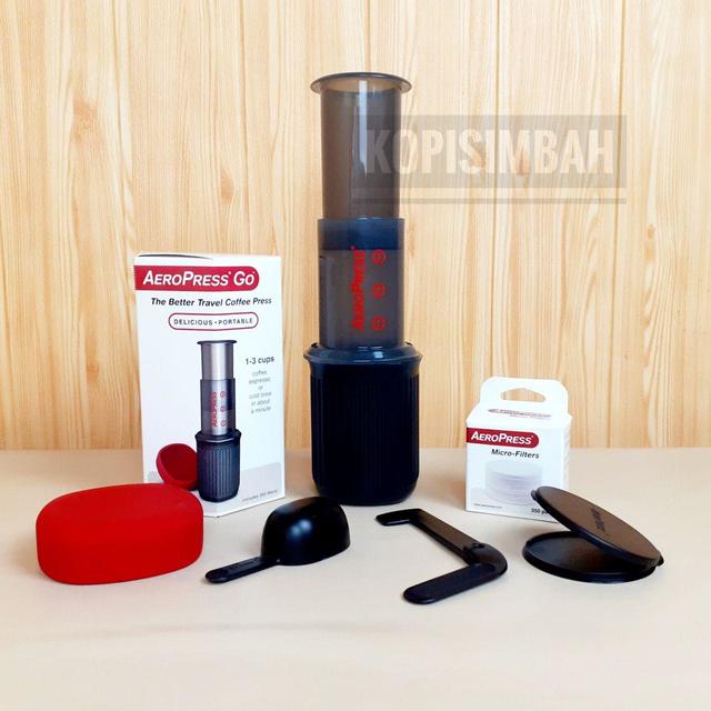 Original Aeropress Go Travel Coffee Maker Alat Seduh Kopi Manual Brew