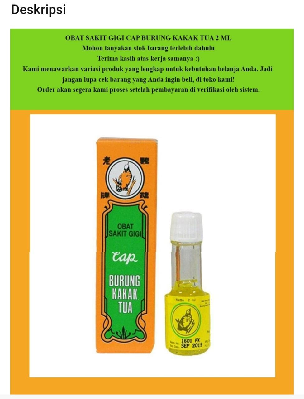 Obat Sakit Gigi Berlubang Gusi Bengkak Burung Kakak Kaka Tua