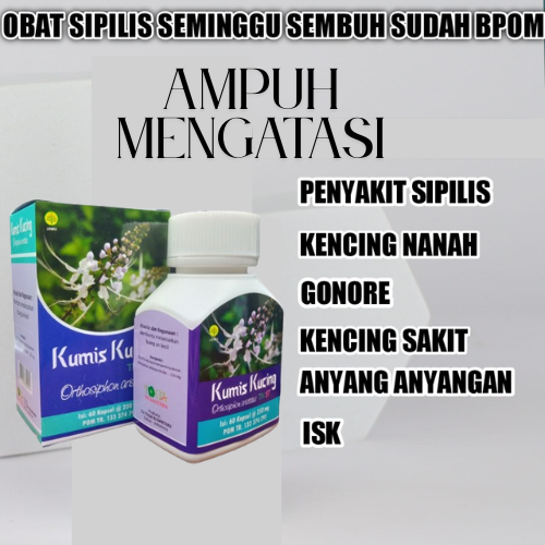 Obat Sipilis Paling Ampuh - Obat Gonore - Kencing Nanah Kapsul Kumis Kucing TN57 Garansi 100% Original