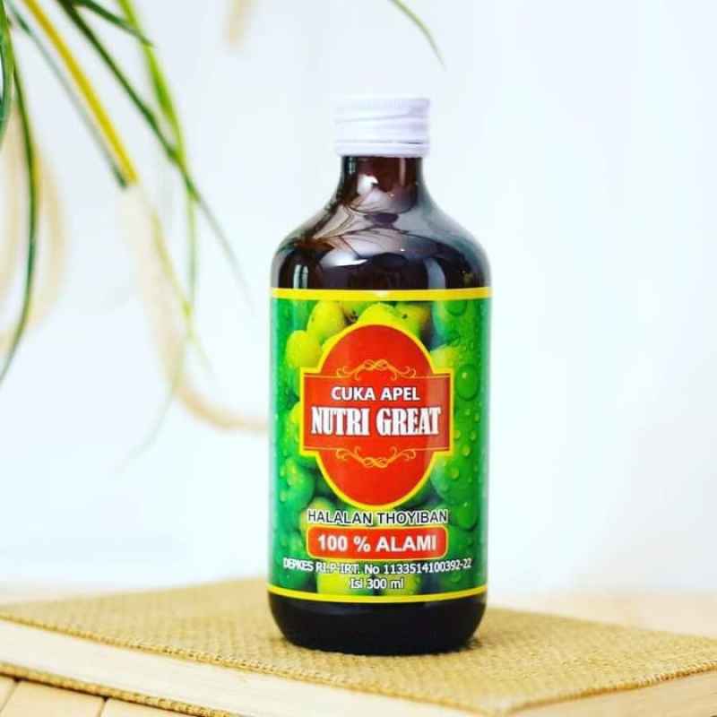 Cuka Apel NutriGreat 300ml CUKA APEL NUTRI GREAT 300 ML ASLI