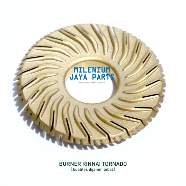 Burner Tornado Rinnai 602 712 BGX Tebal / Burner Kompor Gas / Burner Kompor Rinnai / Kuningan Kompor Rinnai Tungku Kompor Rinnai Sumbu Kompor Gas Rinai Sparepart Kompor Gas Alat Kompor Gas Lengkap