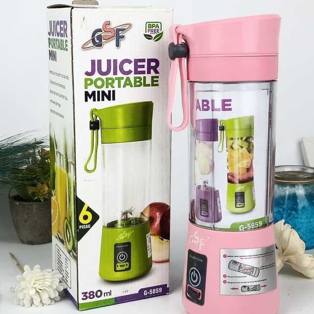 JUAL / Blender Portable Mini Shake n Go GSF 5859 Rechargeable