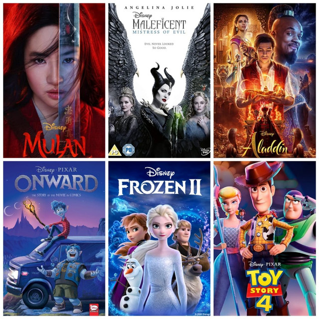 Usb Sandisk 64Gb isi Film Koleksi Animasi & Live Disney Bonus Otg