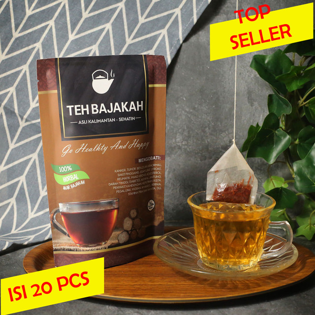 TEH BAJAKAH ASLI KALIMANTAN AKAR BAJAKAH KALAWIT MERAH