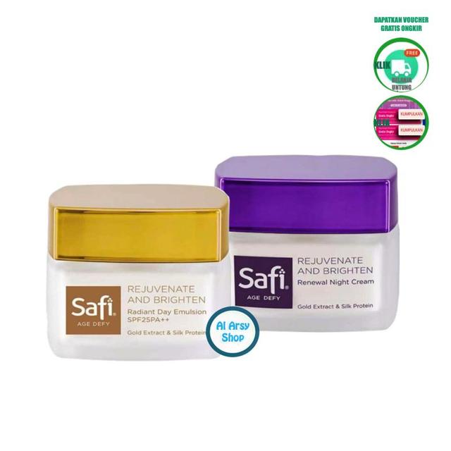 Paket SAFI Age Defy ( Day Cream 20gr + Night Cream 20gr ) - 2 Pcs