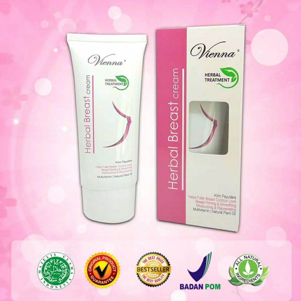 Vienna Breast cream BPOM - cream pembesar dan pengencang payudara
