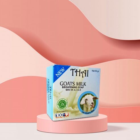 6 pcs THAI Rice Milk Soap 50gr / Sabun Beras Susu