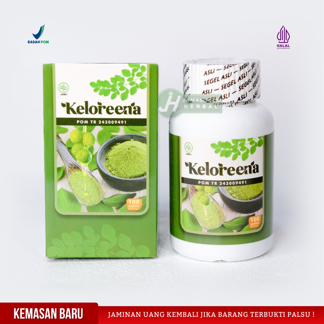 Obat Penangkal Radikal Bebas - Kapsul Keloreena Atasi Badan Meriang - Mudah lelah - Pegal Linu - Kelelahan - Insomia - Sakit Kepala - Migrain - Vertigo - Nyeri Persendiaan - Otot Kaku - Pusing - Maag 