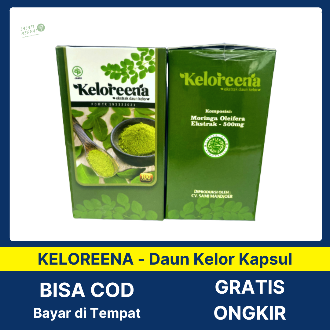 Obat Hiperglikemia Penurun Gula Darah Tinggi Diabetes Melitus Herbal Keloreena Kapsul
