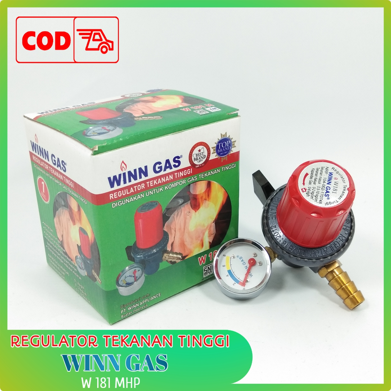 Winn Gas W181MHPM – Regulator Tekanan Tinggi Meter
