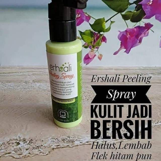 ERHSALI PEELING SPRAY - PERONTOK DAKI PALING AMPUH - PEMBERSIH WAJAH - NASA NATURAL NUSANTARA