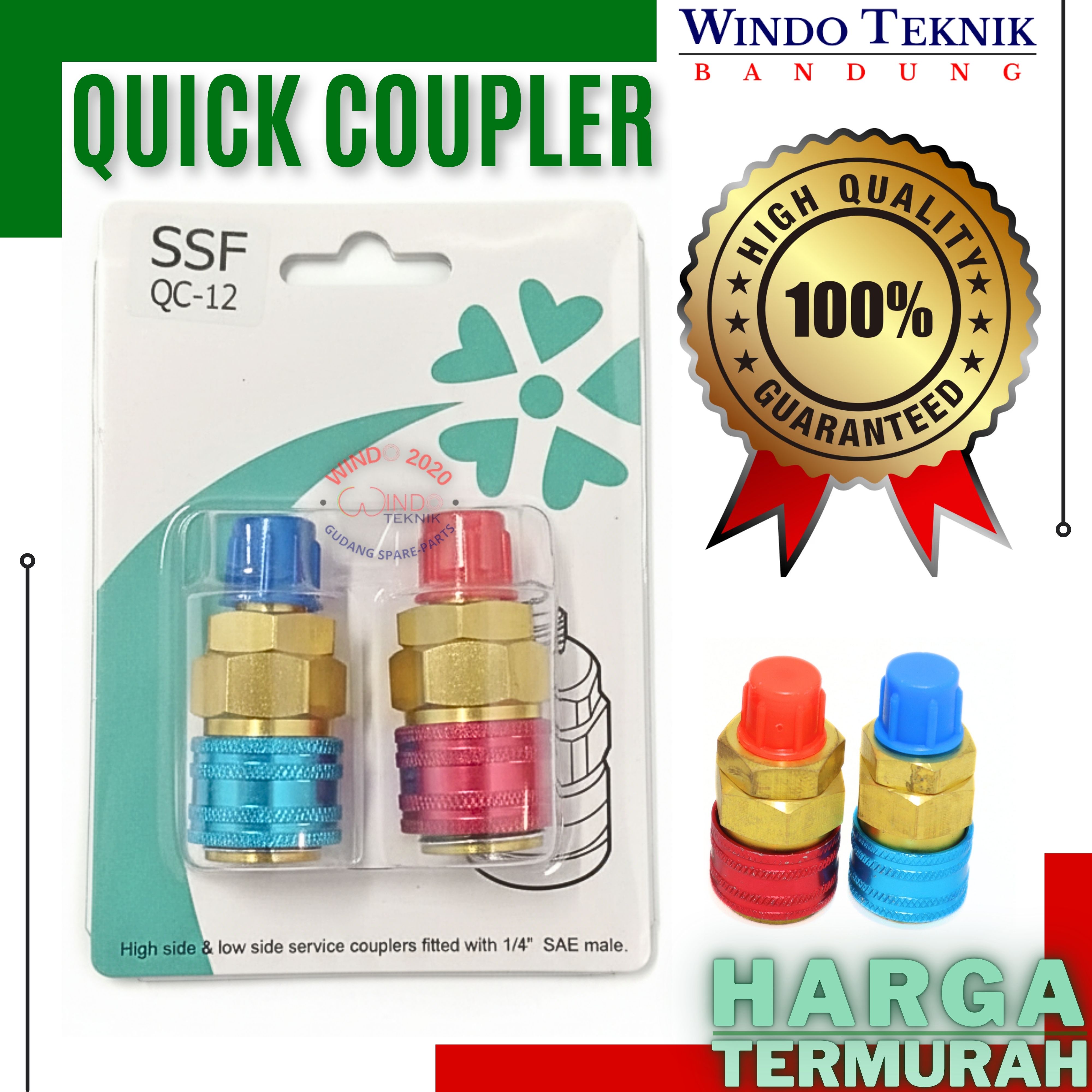 QUICK COUPLER | ADAPTER PENGISIAN AC MOBIL  | SAMBUNGAN AC MOBIL | ALAT PENGISIAN MOBIL
