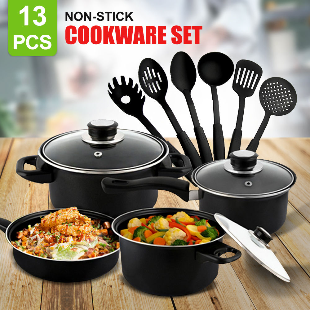 [TERMURAH!!!!!!!!] PANCI SET COOKWARE SET 13 PCS ANTI LENGKET - Toko Alat Dapur