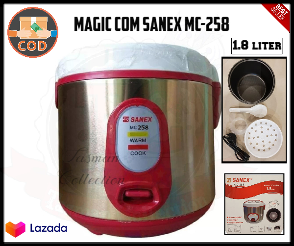 NEW...Rice Cooker Sanex MC 258 Penanak Nasi Berkapasitas 18 Liter~TC