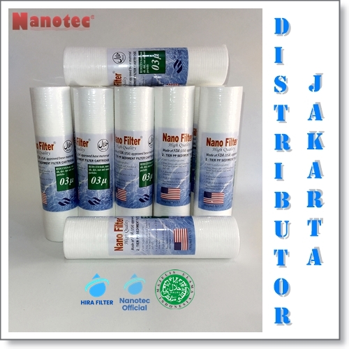 Filter Air / Cartridge Filter Nano Filter/Kolon Filter/Dewater 03 micron isi 10 pcs