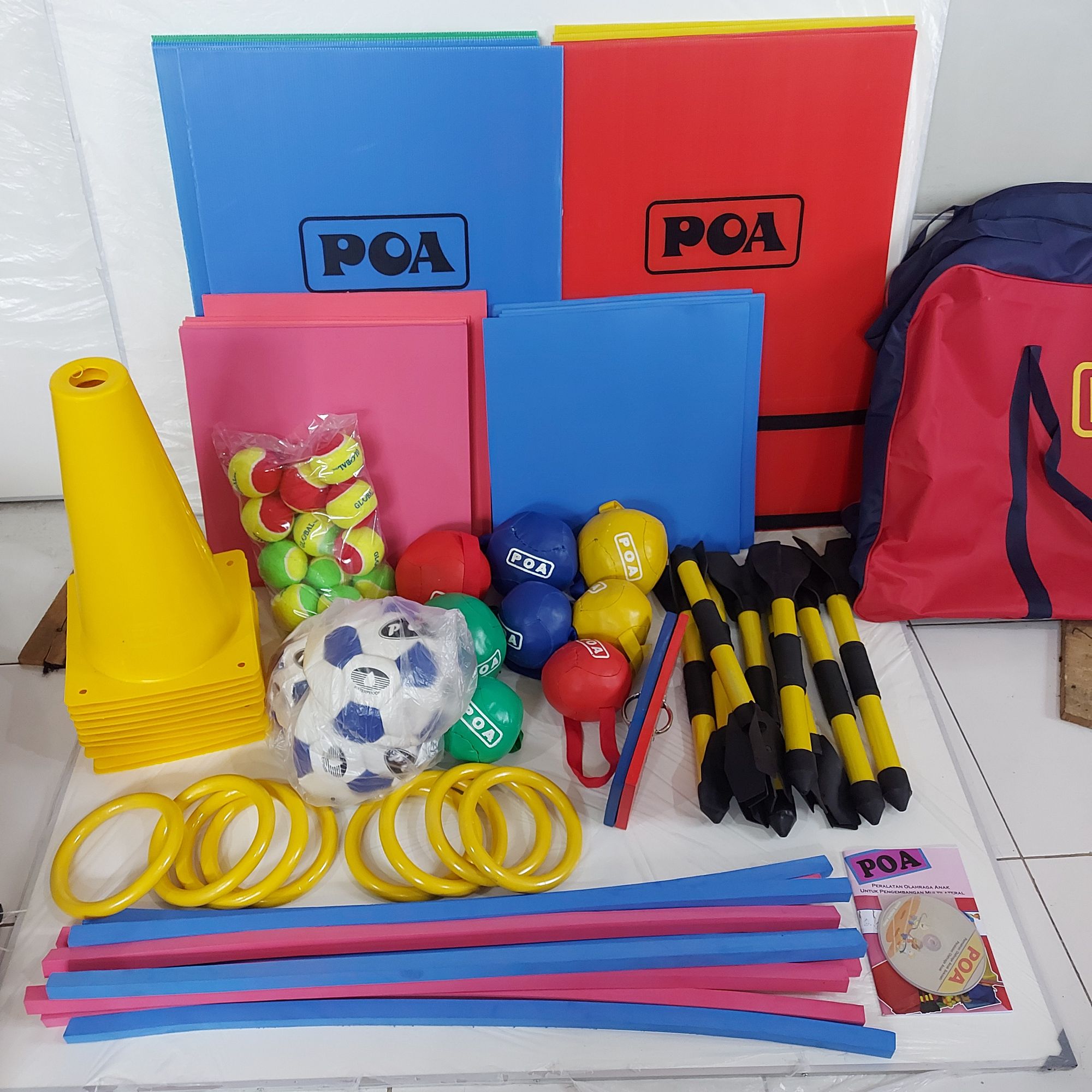 POA Peralatan Atletik Kids Peralatan Olahraga Anak