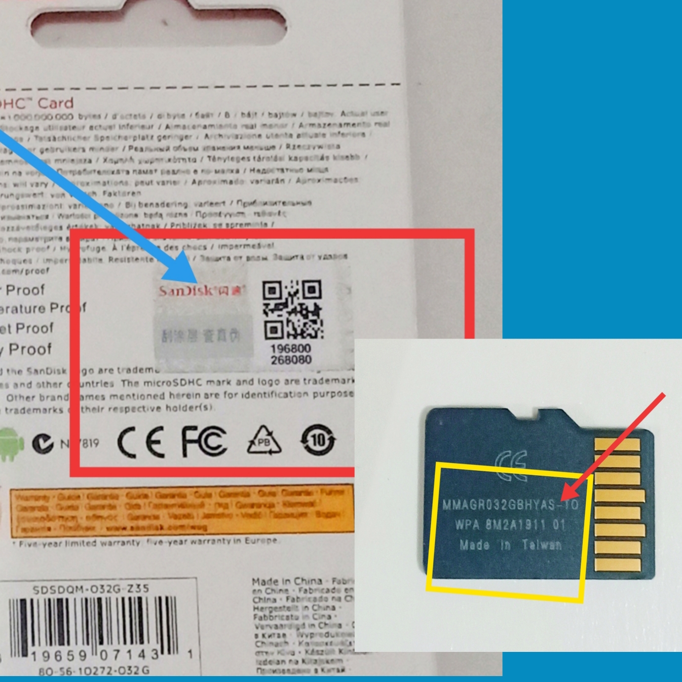 MicroSD HC Card 32 GB Class 10 High Speed Untuk Hape Perekaman Video HD