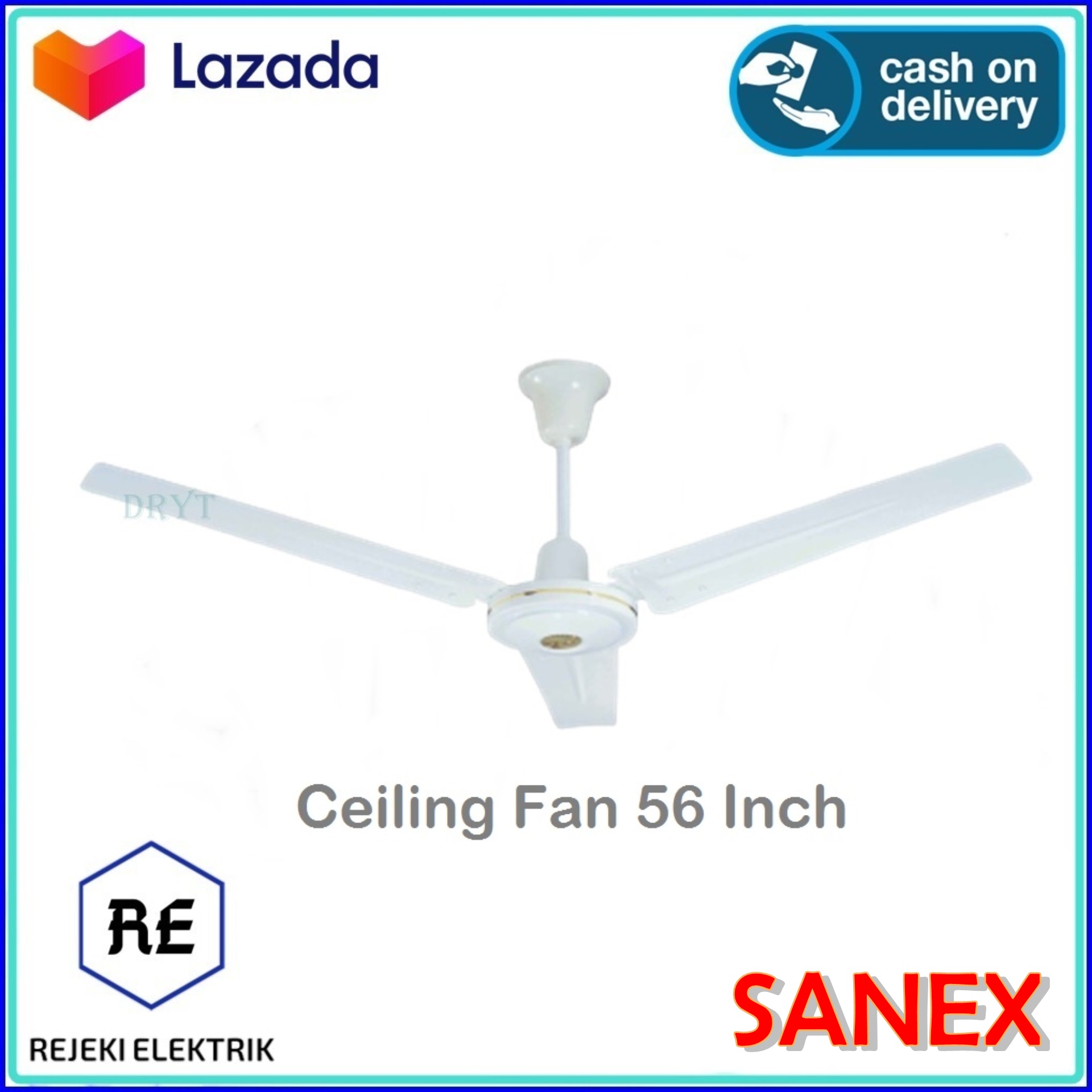 Kipas Angin langit langit/ceiling Fan 56 inci Sanex termurah berkualitas