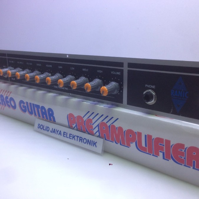 KIT TONE CONTROL PRE AMP AMPLIFIER GITAR GUITAR RANIC - KIT TONE KONTROL GITAR STEREO PRE AMP RANIC 223 RANIC-223 GITAR EFEK EFFECT GITAR RANIC ORIGINAL ASLI