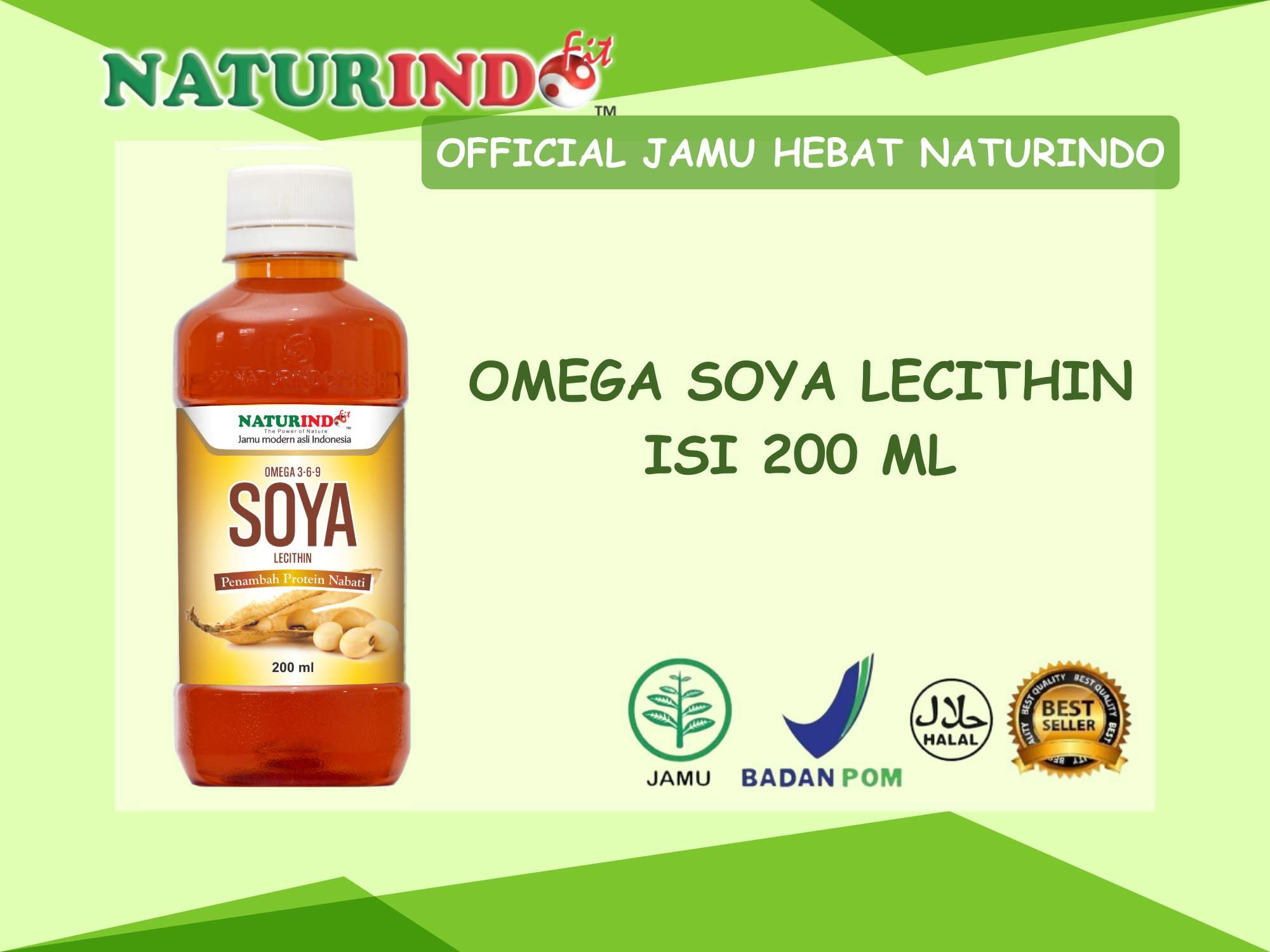 OMEGA 369+Vitamin A D E K Nutrisi Otak anak Cerdas Nutrisi Alami anak Cerdas Naturindo Original