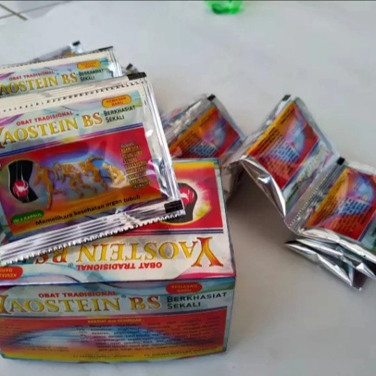 YAOSTEIN BS OBAT HERBAL ASAM URAT - Yaostein BS Asli Original Harga Untuk Per Dus 1 Dus isi 20 Sachet