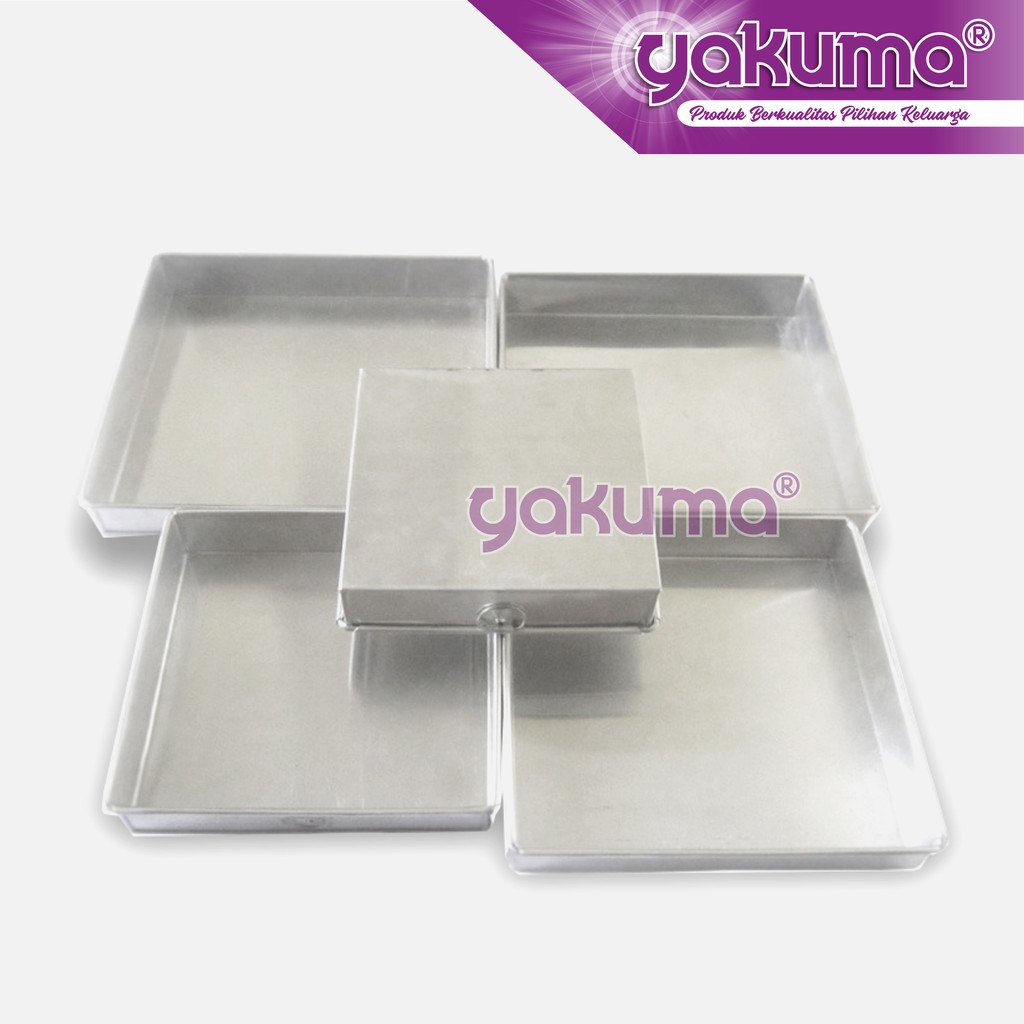 LOYANG KUE KOTAK 22 x 22 x 4 CM