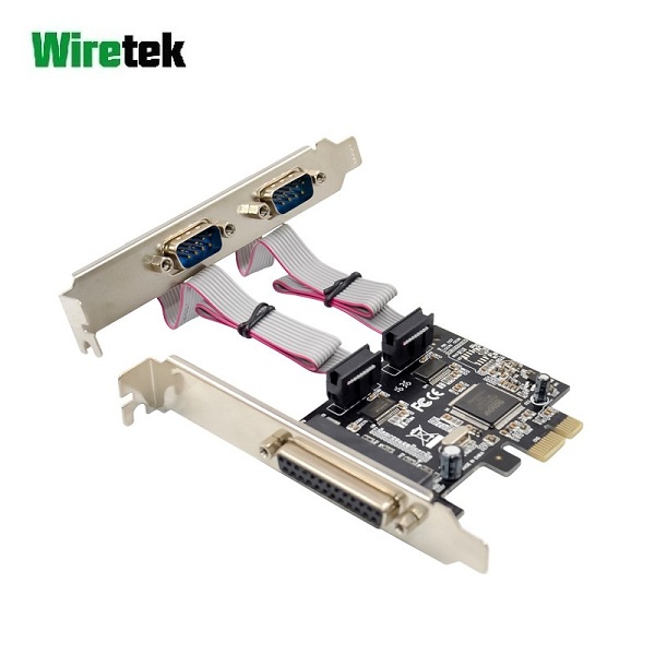 PCI Express Serial + Parallel I/O Card