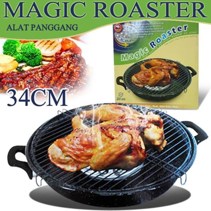 Magic Roaster Maspion Alat Pemanggang/Panggangan Sate Ikan Sosis