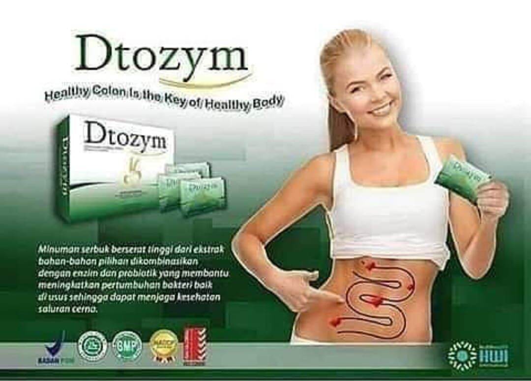 2 Box DTOZM peluntur lemak perut diet sehat alami