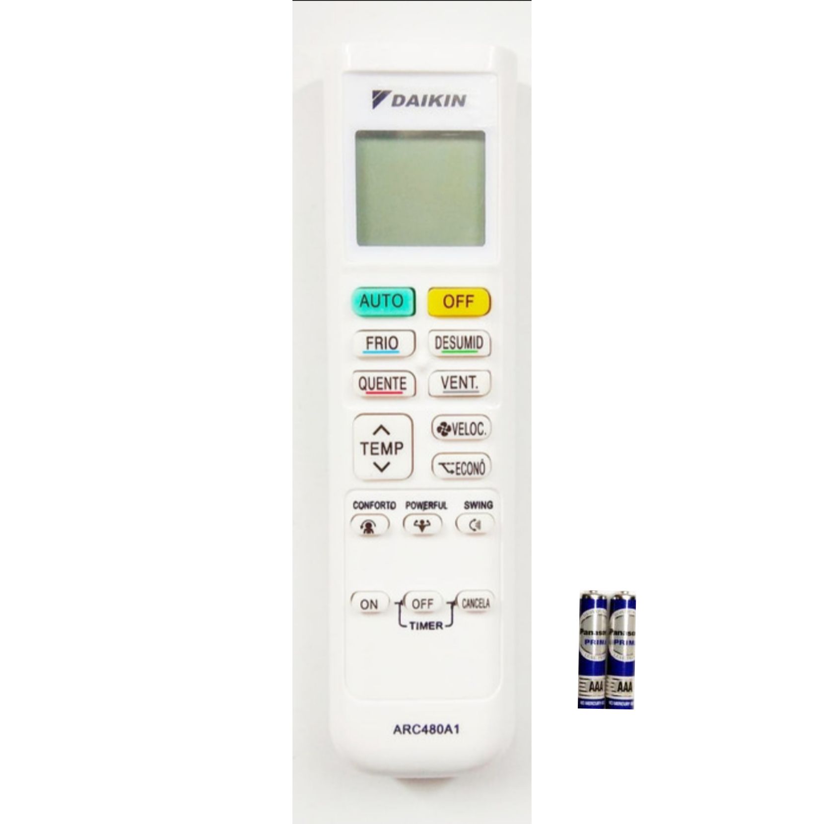 Remote AC DKN ARC480A1 - Free Baterai
