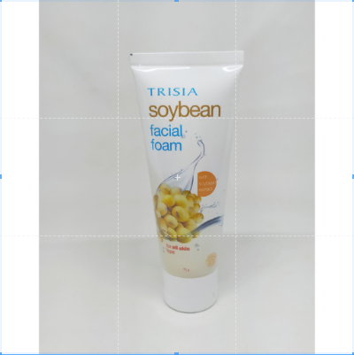 Trisia Soybean Facial Foam  for All Skin Type 75g - pembersih wajah