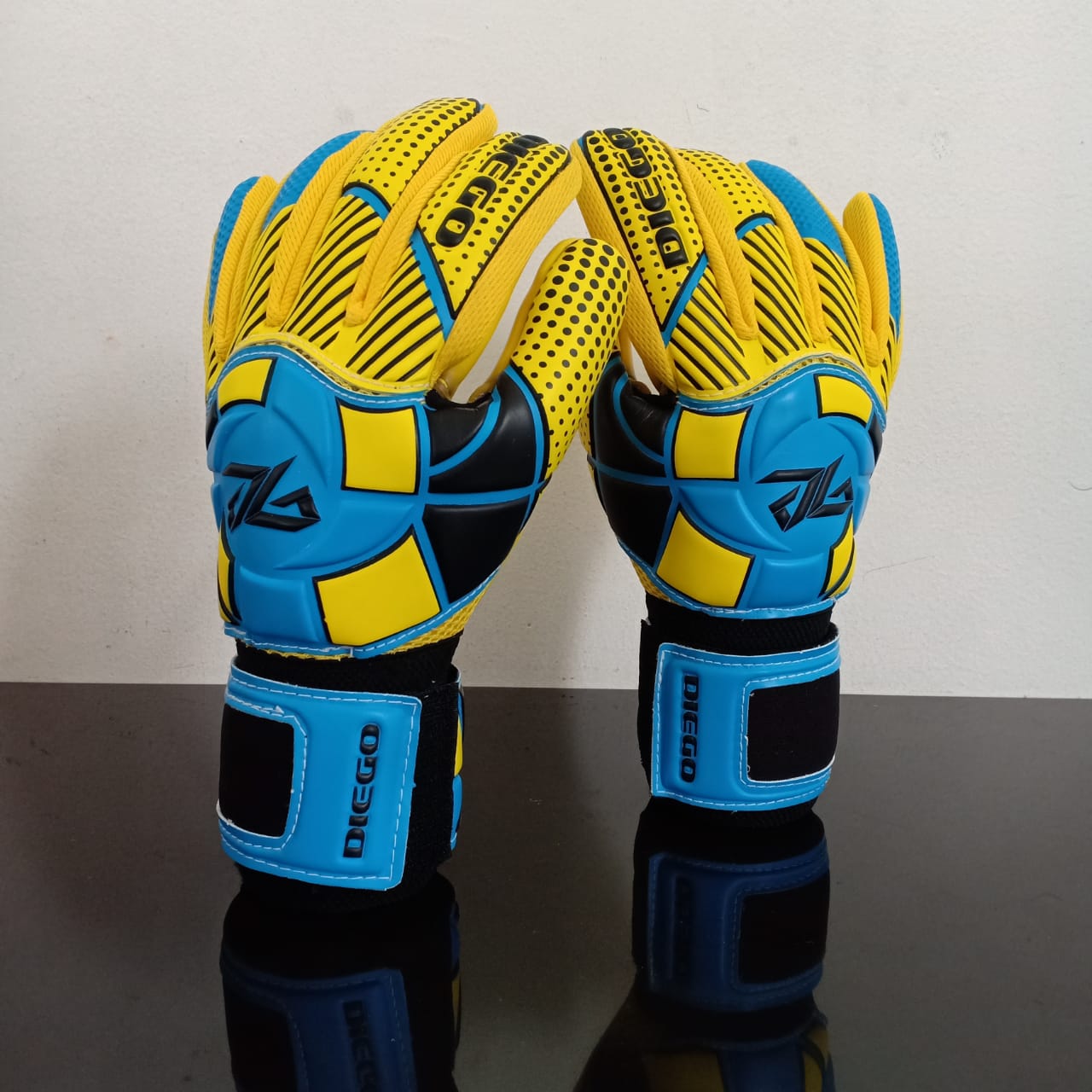 Diogo Prato Yellow Size 6-7 - SARUNG TANGAN KIPER ANAK ANAK PLUS TULANG