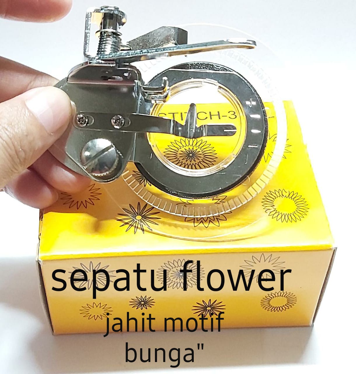 sepatu mesin jahit untuk jahit flower