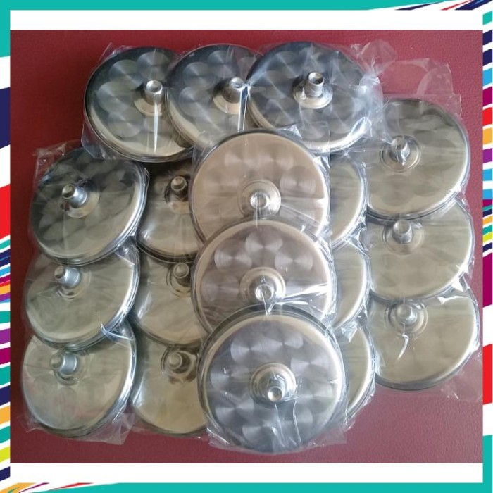 GROSSIR TUTUP GELAS STAINLEES 12 PCS//COD//GAYAMSARI