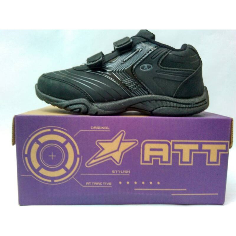 PROMO Sepatu PRO ATT LST 931 V/ Sepatu Anak-anak / Sepatu PRO ATT NSW 840 V / Sepatu Sekolah Anak / Sepatu Hitam Polos / Sepatu Sekolah / Fashion Anak-anak