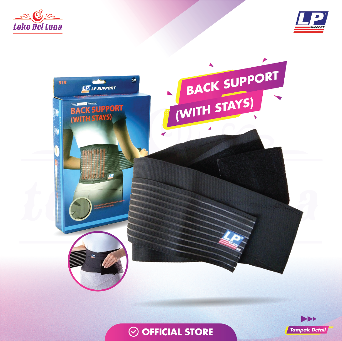 Dekker Lumbar Sacro LP SUPPORT LP 919 BACK SUPPORT (With Stays)
