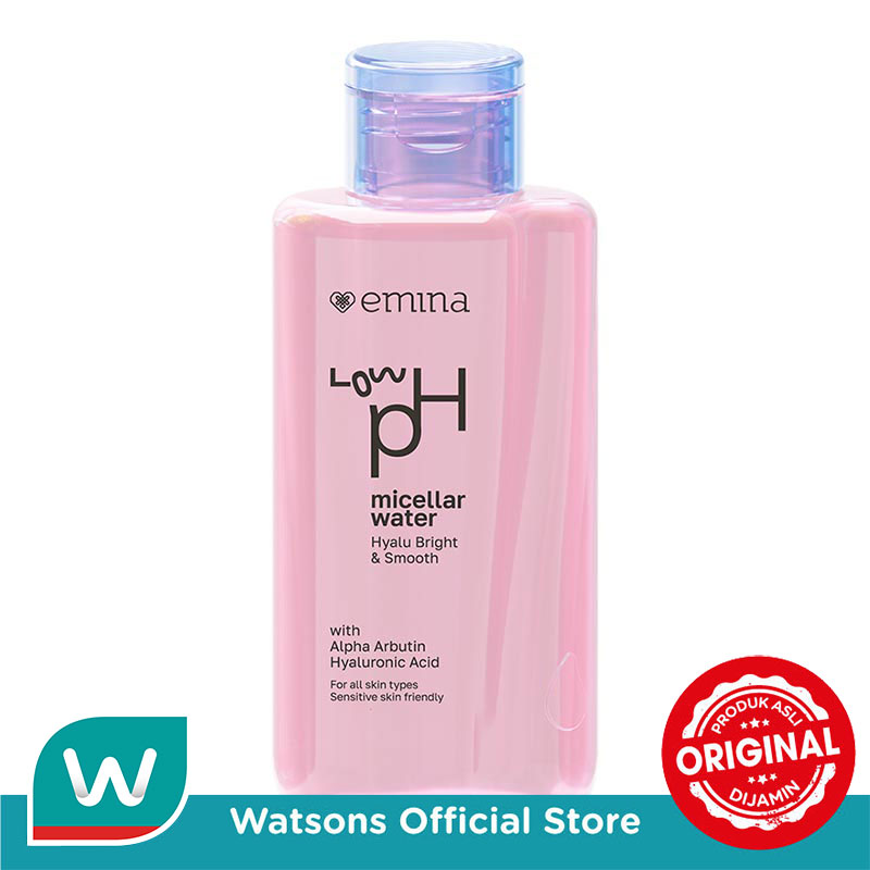 Emina HyaluBright & Smooth Low pH Micellar Water 125ml