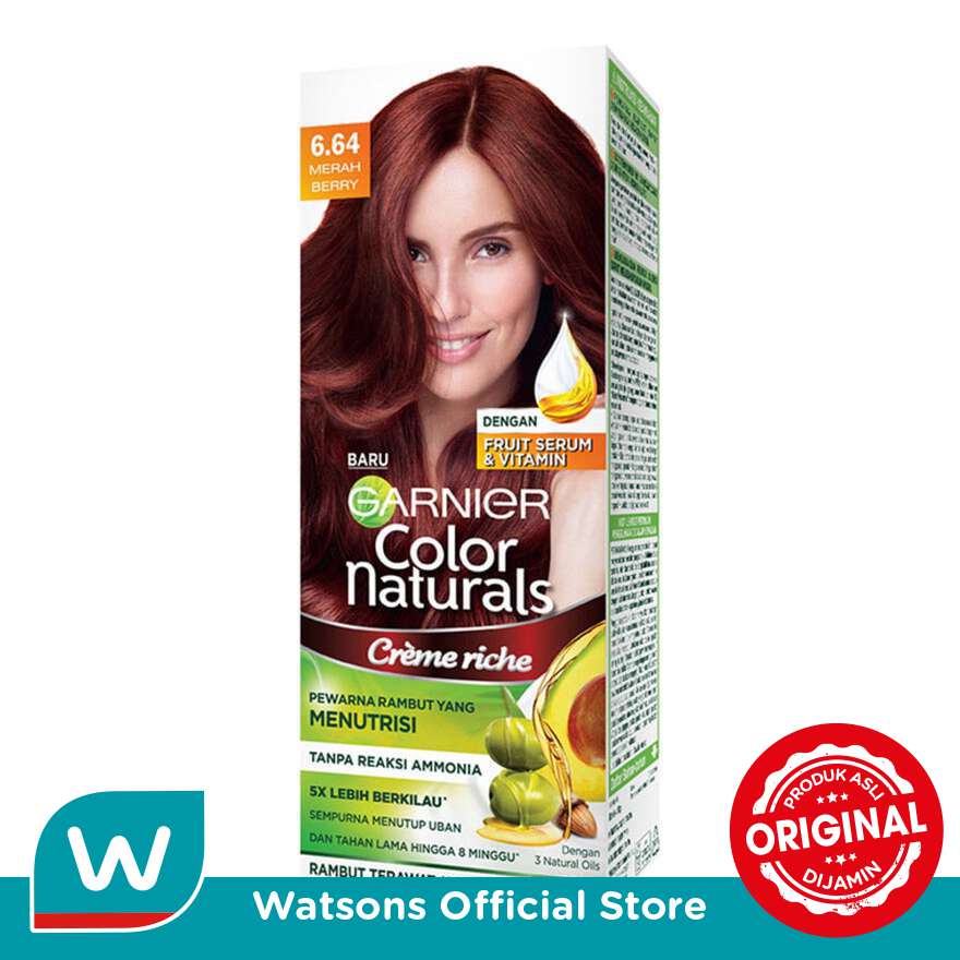 GARNIER Color Naturals Crème Riche 6.64 Merah Berry