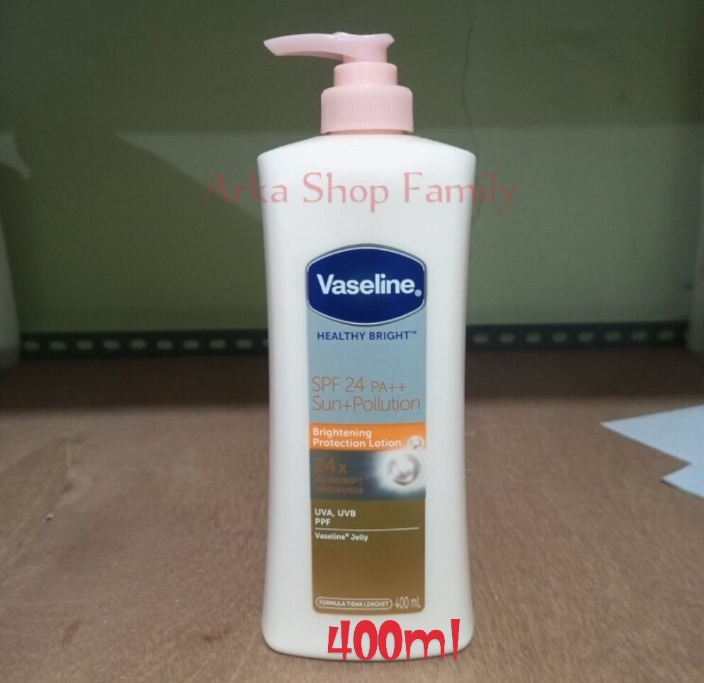 VASELINE Body Lotion Healthy Bright SPF 24 PA++ Sun+Pollution 400ml