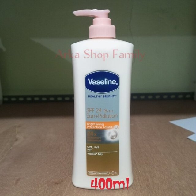 VASELINE Body Lotion Healthy Bright SPF 24 PA++ Sun+Pollution 400ml