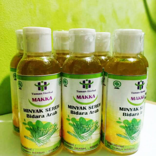 Minyak Sereh Bidara Arab MAKKA Membantu Meredakan Perut Kembung Menghangatkan Badan Anti Nyamuk Sakit Akibat Gigitan Serangga Mengurangi Otot Kaku Media Ruqyah Gatal-Gatal Pada Badan Susah Tidur obat 