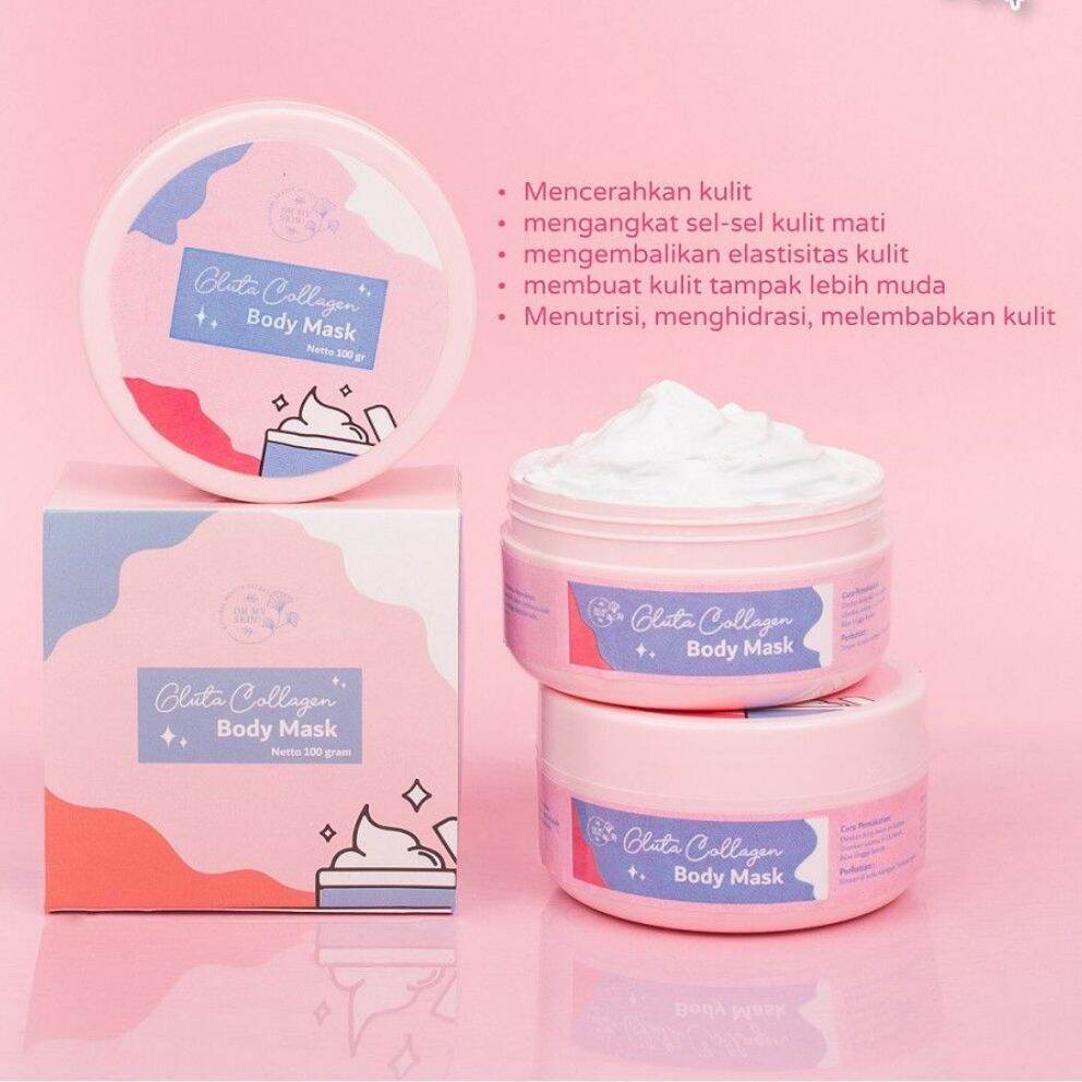 Oh My Skin! Gluta Collagen BODY MASK masker pencerah badan