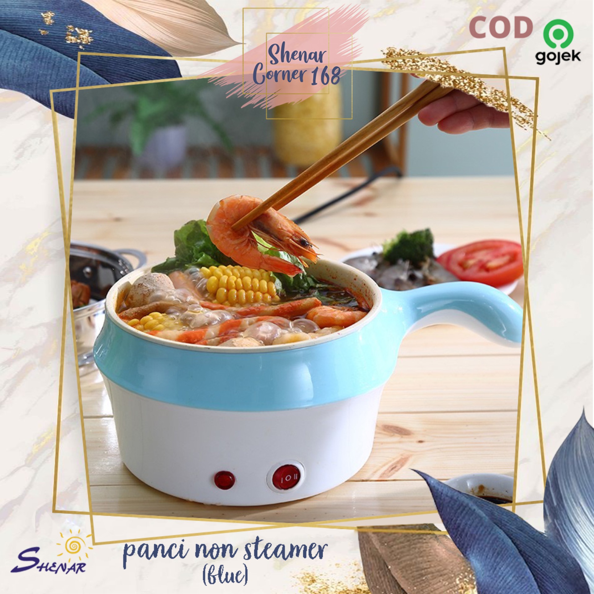 BAYAR DI TEMPAT / PANCI ELEKTRIK / PANCI SERBAGUNA MULTIFUNGSI / WAJAN / PANCI KUKUS / FRYING PAN PORTABLE / PANCI LISTRIK / LAPISAN KERAMIK / PERALATAN MASAK / PERALATAN DAPUR / ELECTRIC COOKING POT 