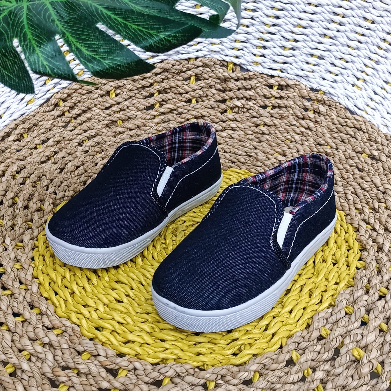 Promo-Sepatu anak Laki-laki Kanvas Navy 1-9 th