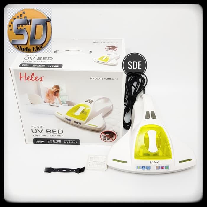 UV BED VACUM CLEANER HELES HL-501 Heles - Uv Bed / Vacuum Cleaner Bed / Penyedot / Penghisap Debu Hl 501 MURAH
