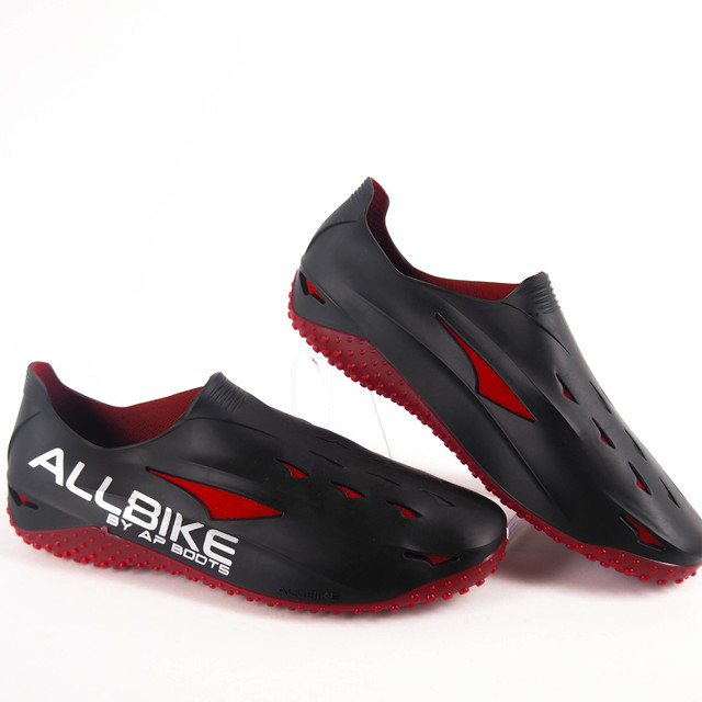 Sepatu Biker AP ALLBIKE 2 AP BOOTS Abu Merah Hijau Anti Slip Air Nyaman Lokal Sepeda Motor