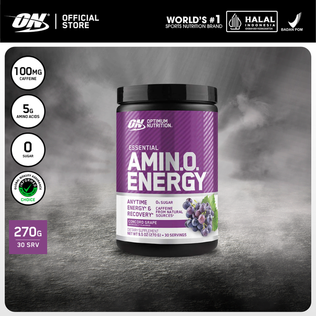 Optimum Nutrition Essential Amino Energy 270g - Suplemen / Gym / Asam Amino