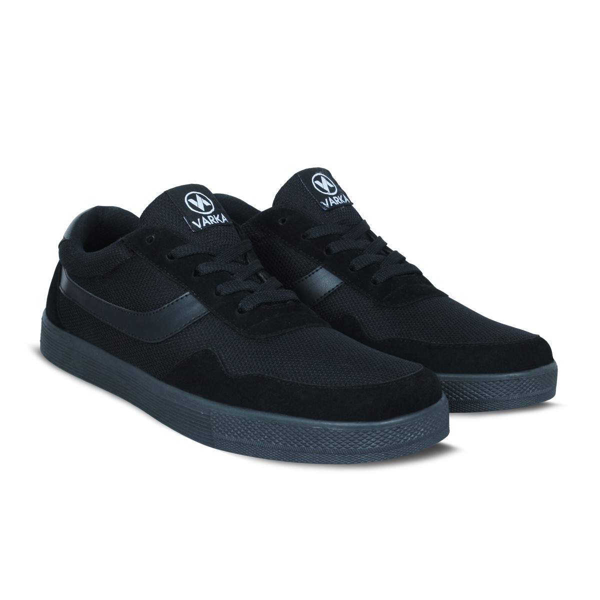 Sepatu Sneakers Pria V 686 Brand Varka Sepatu Kets Kerja Sekolah Kuliah Murah Berkualitas Warna Hitam