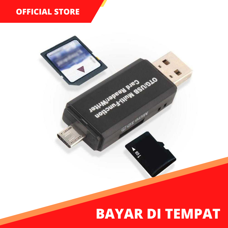 Centechia 2 in 1 OTG Card Reader SD/TF Card Micro USB 2.0
